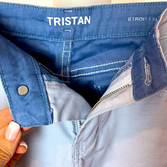 ☀️ New without tags TRISTAN powdered blue cotton trousers. - Picture 7 of 8